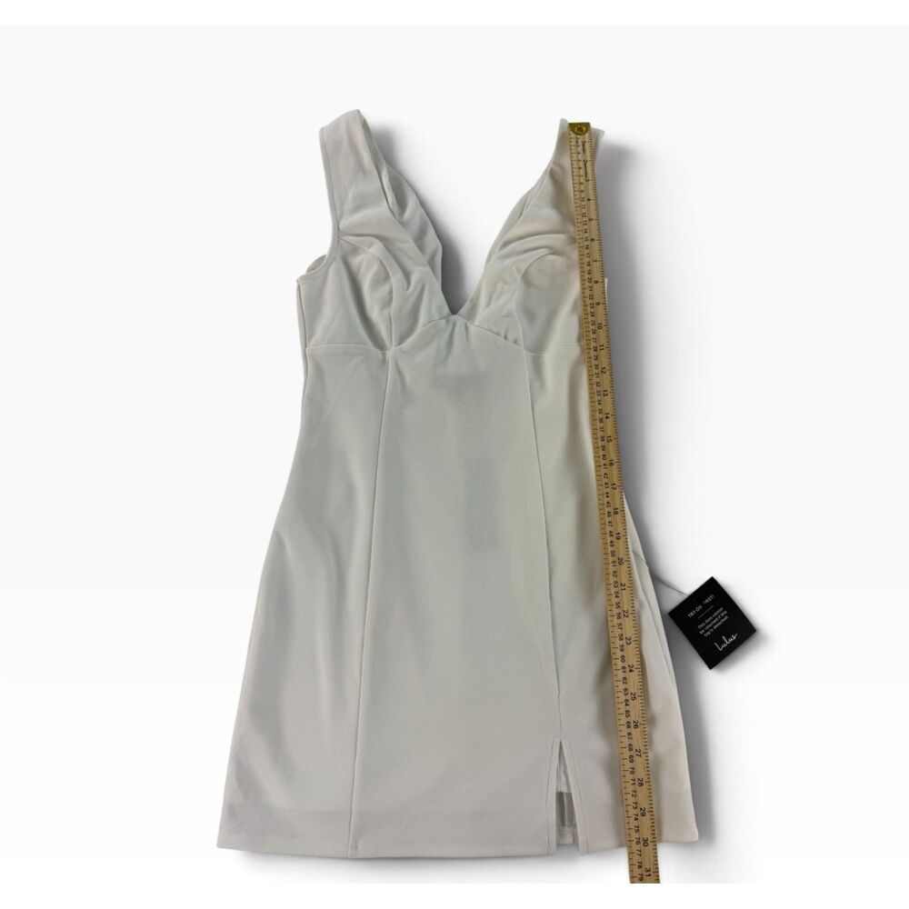 Lulus White Halter Mini Dress S - Picture 4 of 8